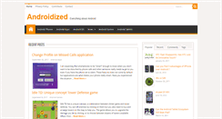 Desktop Screenshot of androidized.com